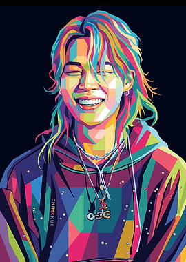 Jimin Pop Art Portrait
