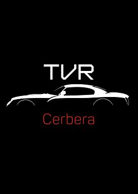 TVR Cerbera Car Silhouette
