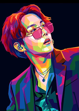 Suga Pop Art Portrait