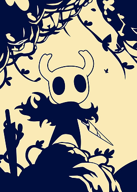 The Knight from Hollow Knight