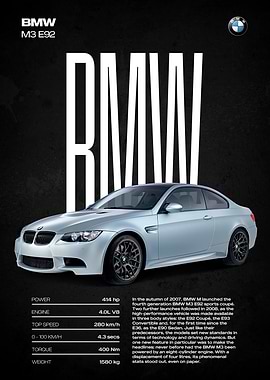 BMW M3 E92 Sports Car