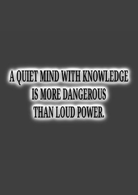 Inspirational Quote About Knowledge