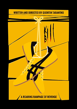 Kill Bill Yellow Shoes Poster