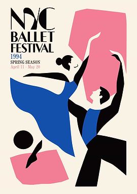 Modern Ballet Festival Poster