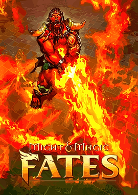 Might & Magic Fates Orc Warrior Fire