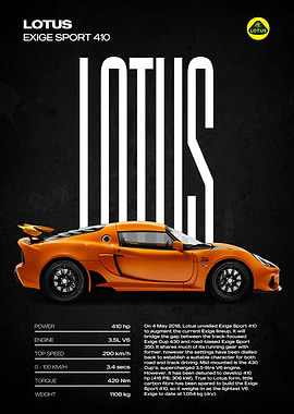 Lotus Exige Sport 410 Car