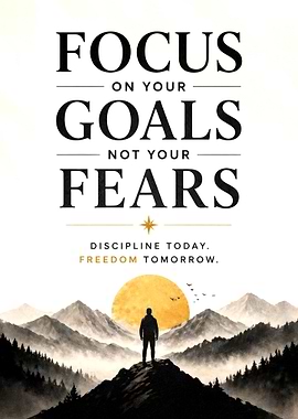 Focus on your goals, not your fears