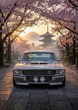 Classic muscle gt Car in Japan