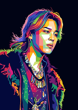 Jimin Pop Art Portrait
