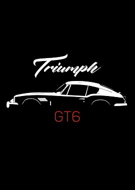 Triumph GT6 Car Silhouette