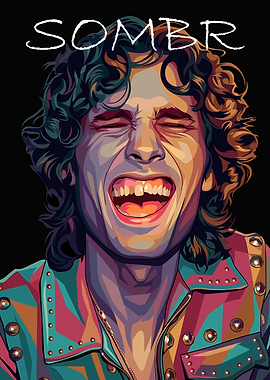 Vibrant Portrait of a sombr