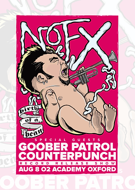 NOFX Baby with Trumpet Poster