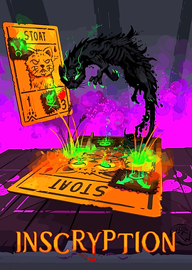 Inscryption Stoat Card Game Art