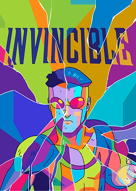 Invincible Pop Art style Poster