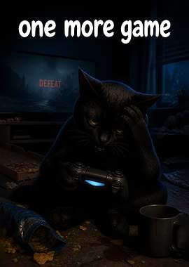 Black Cat Defeated One More Game