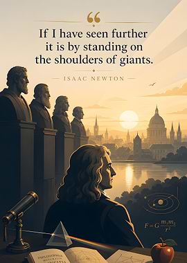 Isaac Newton's Inspirational Quote