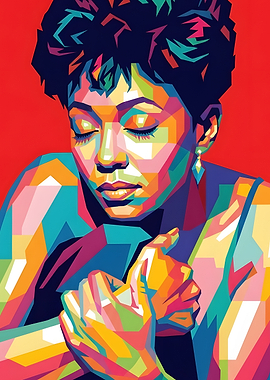 Anita Baker Wpap Pop Art