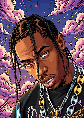 Travis Scott Portrait
