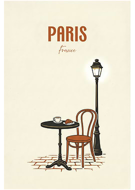 Parisian Cafe Scene