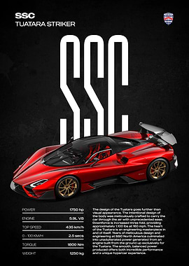 SSC Tuatara Striker Hypercar
