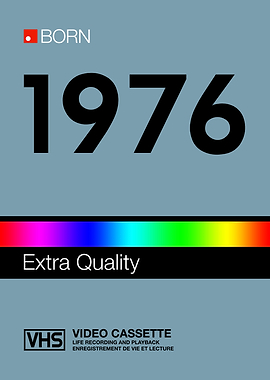 Retro VHS 1976: Video Cassette Cover