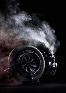 Turbocharger with Smoke