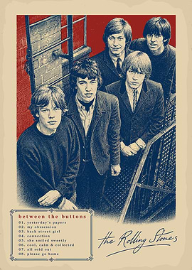 The Rolling Stones Between the Buttons Poster