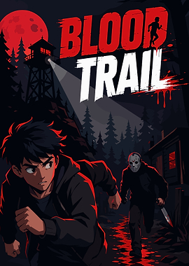 Blood Trail Horror Scene