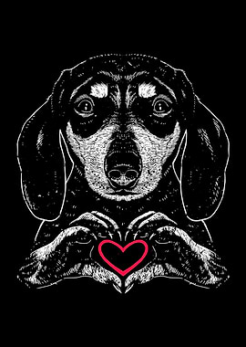 Dachshund Full of Love