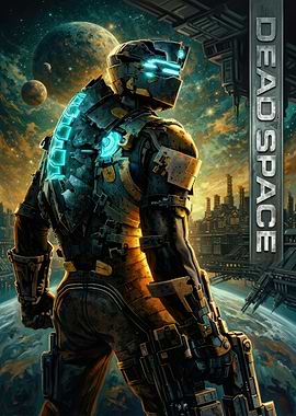Dead Space Isaac Clarke in Space