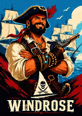 Pirate Captain with Flintlock Pistol