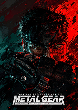 Metal Gear Solid Tactical Espionage Action Poster