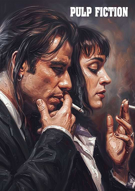 Pulp Fiction Painting