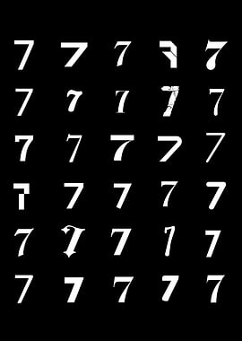Collection of Number 7s