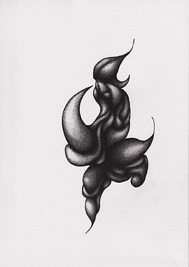 Abstract Stippled Form