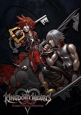 Kingdom Hearts 3D Dream Drop Distance Poster