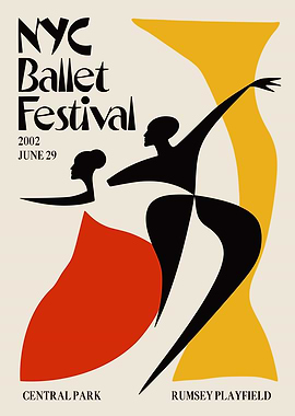 NYC Ballet Festival Poster