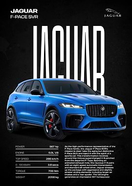 Jaguar F-Pace SVR Performance Specs