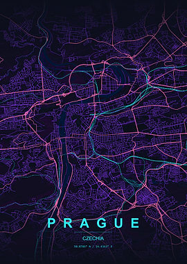 Prague City Map