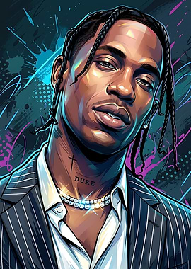 Travis Scott Portrait
