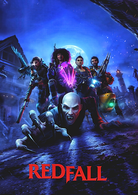 Redfall Game Poster
