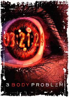 3 Body Problem Eye Poster