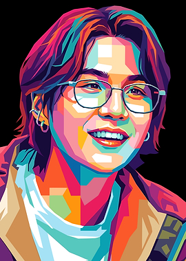 Suga Pop Art Portrait