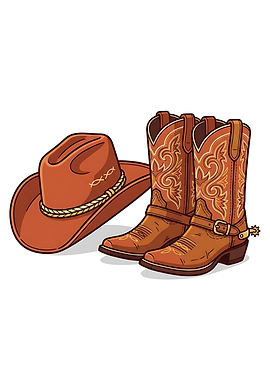 Vntage Cowboy Desgin