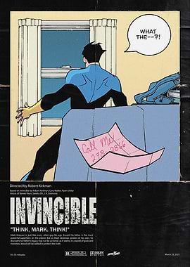 Invincible Poster with Mark Grayson