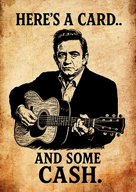 Johnny Cash with Guitar