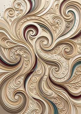 Abstract Swirls and Filigree