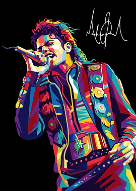Michael Jackson Pop Art Portrait
