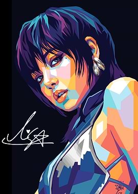 Lisa Pop Art Portrait