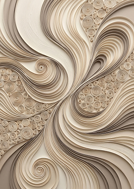 Abstract Paper Quilling Art